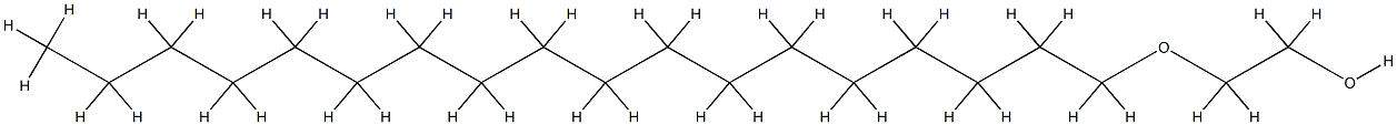 聚氧乙烯硬脂酸酯,9005-00-9,结构式