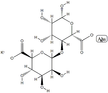 海藻酸钾, 9005-36-1, 结构式