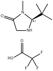 (S)-2-(tert-Butyl)-3-Methyl-4-iMidazolidinone trifluoroacetic acid Structure