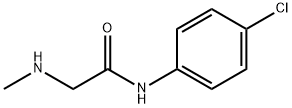 N-(4-氯苯基)-2-(甲氨基)乙酰胺,900641-68-1,结构式