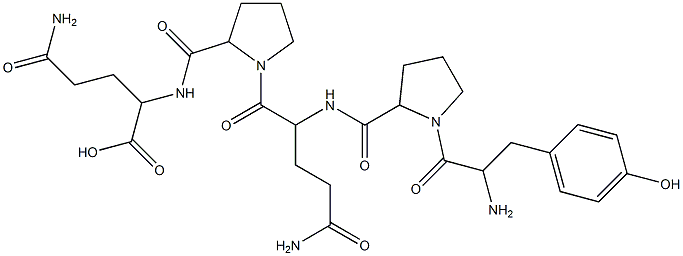 グリアジン (小麦由来) 化学構造式