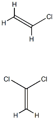 POLY(VINYLIDENE CHLORIDE-CO-VINYL CHLORIDE) Structure