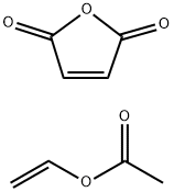Acetic acid ethenyl ester, polymer with 2,5-furandione Acetic acid ethenyl ester,polymer with 2,5-furandione Structure