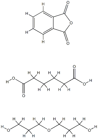 Hexanedioic acid, polymer with 1,3-isobenzofurandione and oxybis[propanol] Structure