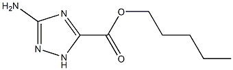 s-Triazole-3-carboxylic acid, 5-amino-, pentyl ester (6CI,7CI) 结构式
