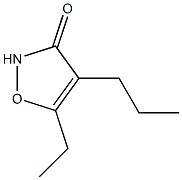 3(2H)-Isoxazolone,5-ethyl-4-propyl-(9CI) Struktur