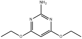 2-Amino-4,6-diethoxy-pyrimidin Struktur