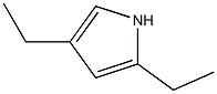 1H-Pyrrole,2,4-diethyl-(9CI) 结构式