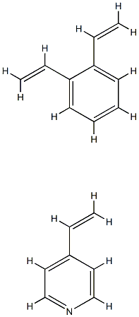聚4-乙烯吡啶, 9017-40-7, 结构式