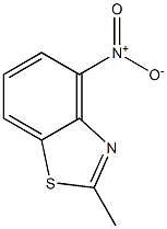 Benzothiazole, 2-methyl-4-nitro- (6CI,7CI) 结构式