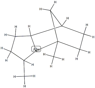 5,8-Methanoindolizine,octahydro-3,5-dimethyl-(9CI) 结构式