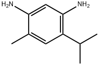 1,3-Benzenediamine,4-methyl-6-(1-methylethyl)-(9CI) 结构式