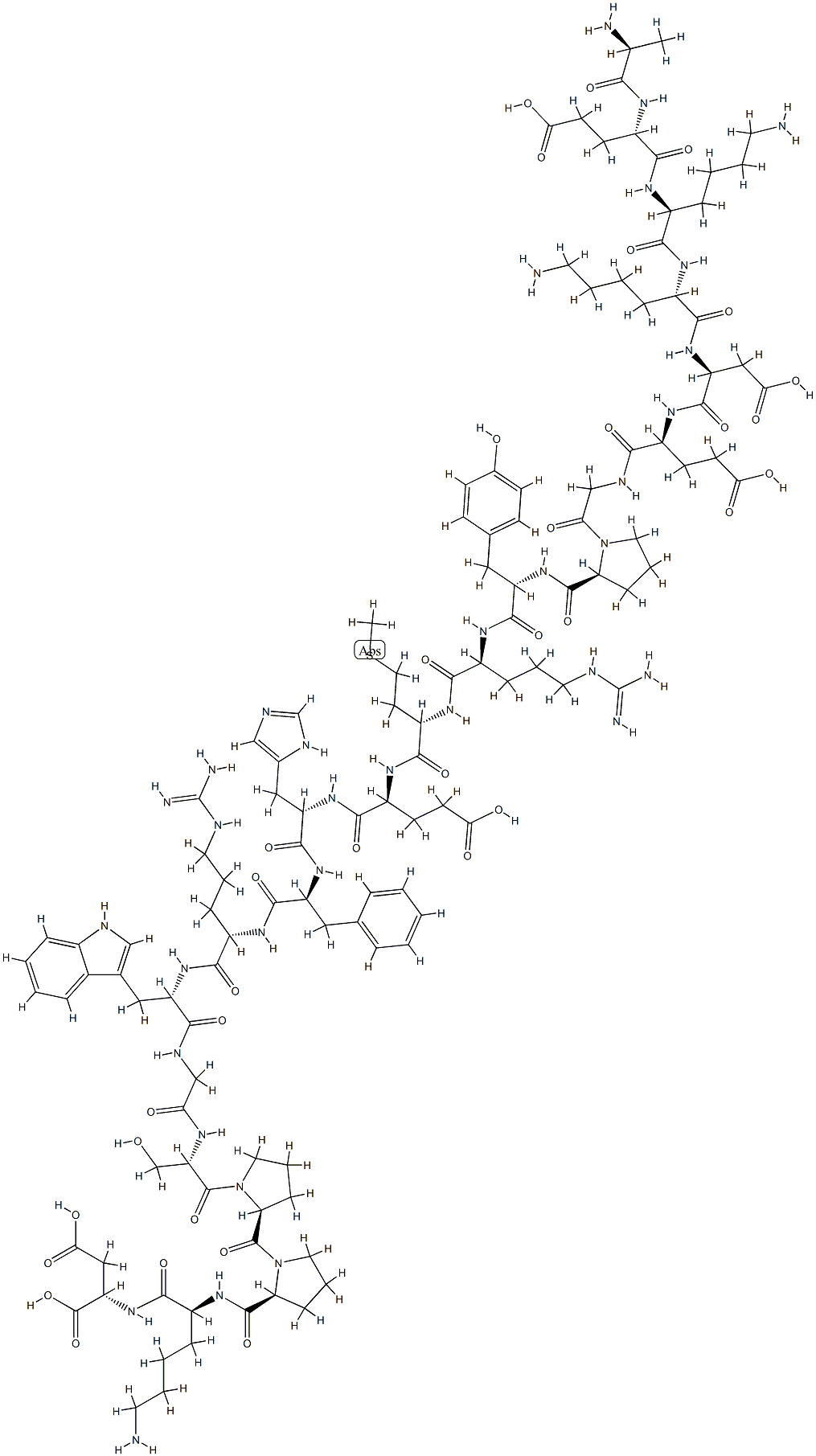 beta-melanotrophin 结构式