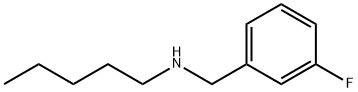 3-フルオロ-N-N-ペンチルベンジルアミン 化学構造式