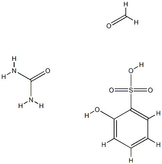 Benzenesulfonic acid, hydroxy-, polymer with formaldehyde and urea Structure