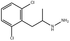 (1-(2,6-dichlorophenyl)propan-2-yl)hydrazine Structure