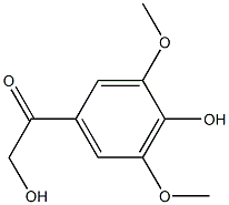 Α-羟基乙酰丁香酮 结构式