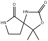 3-Oxa-1,7-diazaspiro[4.4]nonane-2,6-dione,4,4-dimethyl-(7CI) 结构式