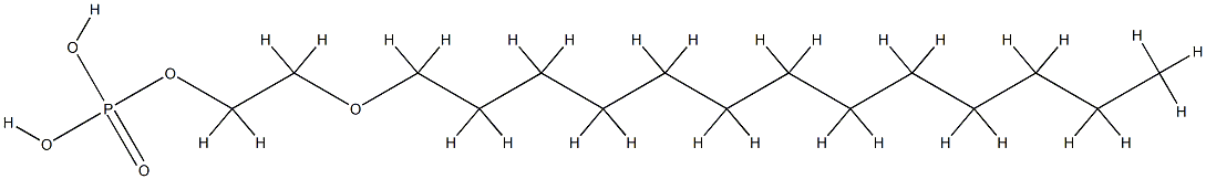 十三烷醇聚醚-10 磷酸酯,9046-01-9,结构式