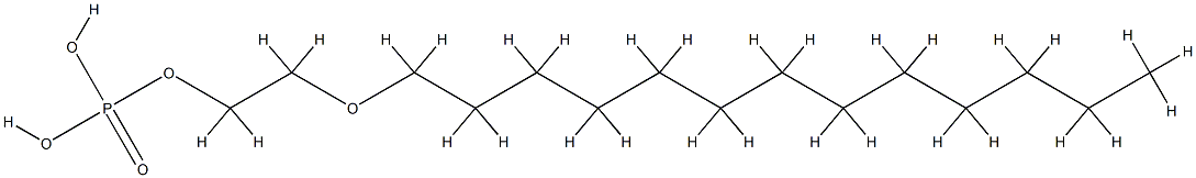 TRIDECETH-10 PHOSPHATE Structure