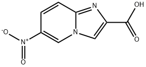 6-Nitroimidazo[1,2-a]pyridine-2-carboxylic acid Struktur