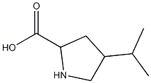 Proline, 4-isopropyl- (6CI,7CI) 结构式