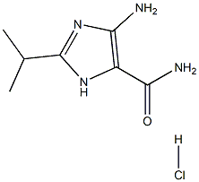 2-ISOPROPYL-5-CARBOXAMIDO-4-AMINOIMIDAZOLE 结构式
