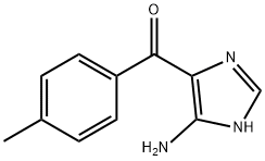 (5-Amino-1H-imidazol-4-yl)(4-methylphenyl)methanone Struktur