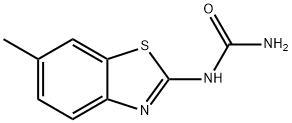 Urea, (6-methyl-2-benzothiazolyl)- (6CI,7CI,9CI) Structure