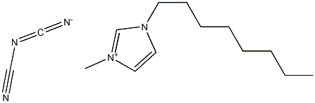 1-辛基-3-甲基咪唑二腈胺盐, 905972-84-1, 结构式