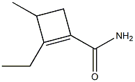1-Cyclobutene-1-carboxamide,2-ethyl-3-methyl-(7CI)|