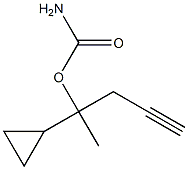 Carbamic acid, 1-cyclopropyl-1-methyl-3-butynyl ester (6CI,7CI) Structure