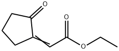 Ethyl 2-(2-oxocyclopentylidene)acetate Struktur