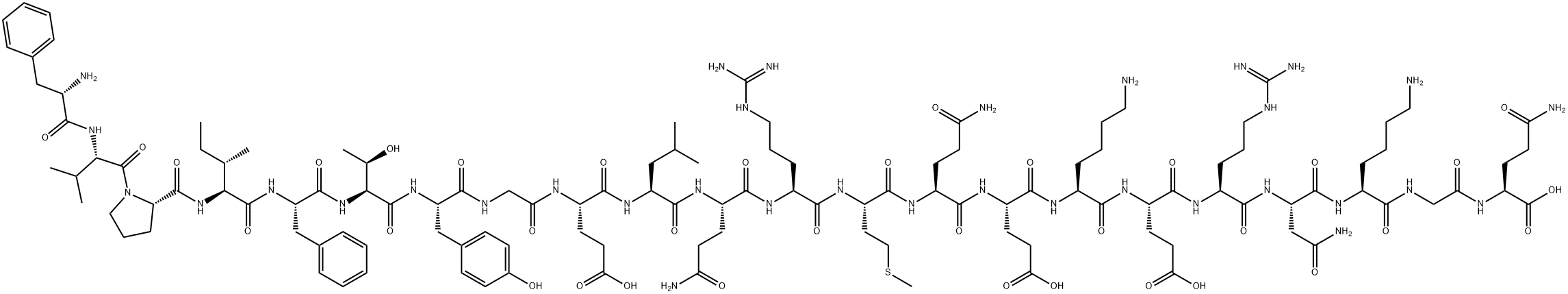 MOTILIN (HUMAN, PORCINE), 9072-41-7, 结构式