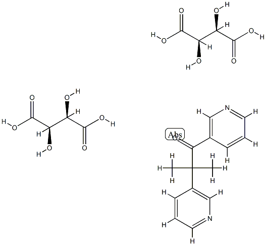 酒石酸メチラポン 化学構造式