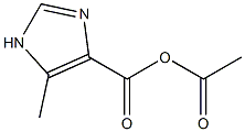 1H-Imidazole-5-carboxylic  acid,  4-methyl-,  anhydride  with  acetic  acid Struktur