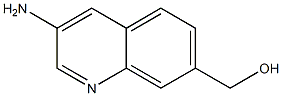7-Quinolinemethanol,3-amino-(9CI) Structure