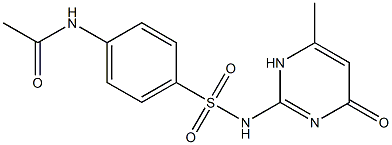 N-4-acetyl-4-hydroxysulfamerazine Structure