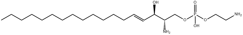 D-erythro-sphingosyl phosphoethanolaMine Struktur