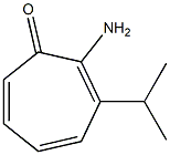 2,4,6-Cycloheptatrien-1-one,2-amino-3-isopropyl-(6CI,7CI) 结构式