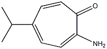 2,4,6-Cycloheptatrien-1-one,2-amino-5-isopropyl-(6CI,7CI) Structure
