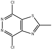 2,5-dichloro-8-methyl-9-thia-3,4,7-triazabicyclo[4.3.0]nona-2,4,7,10-t etraene Structure