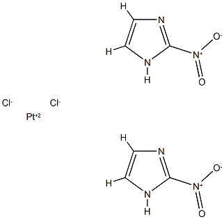 dichlorobis(azomycin)platinum II Structure