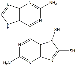 6-thioguainine disulfide Structure
