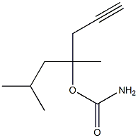 Carbamic acid, 1-isobutyl-1-methyl-3-butynyl ester (6CI,7CI) Structure