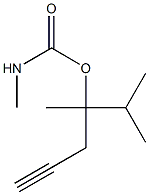 Carbamic acid, methyl-, 1-isopropyl-1-methyl-3-butynyl ester (6CI,7CI) Struktur