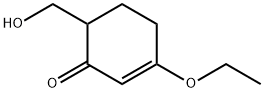 2-Cyclohexen-1-one,3-ethoxy-6-(hydroxymethyl)-(7CI) Structure