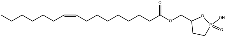 Palmitoleoyl 3-carbacyclic Phosphatidic Acid Struktur