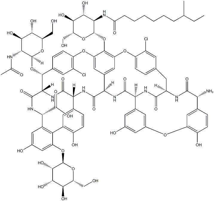 替考拉宁 A2-4 结构式