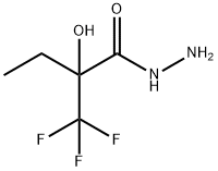 Butanoic acid, 2-hydroxy-2-(trifluoroMethyl)-, hydrazide 结构式